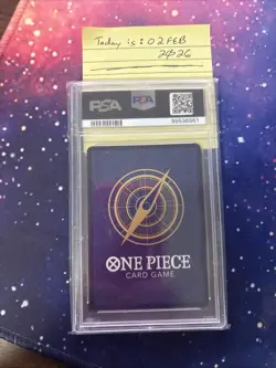 2024 One Piece TCG OP06 Zoro Manga Alternate Art, English, PSA 10 - Image 2