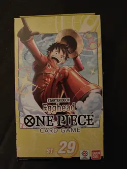 One Piece Egghead ENGLISH Starter Deck ST29 SEALED NEW FREE SHIPPING - Image 1