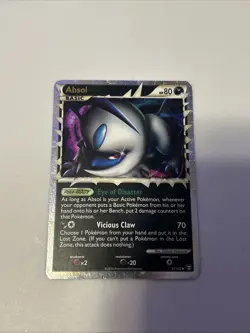 2010 Pokemon TCG Absol PRIME Holo HS Triumphant Set #91/102 LP-NM Holo - Image 1