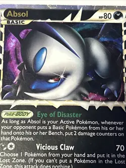 2010 Pokemon TCG Absol PRIME Holo HS Triumphant Set #91/102 LP-NM Holo - Image 2