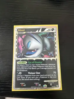 2010 Pokemon TCG Absol PRIME Holo HS Triumphant Set #91/102 LP-NM Holo - Image 1