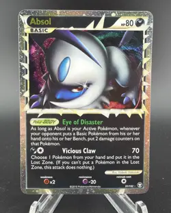 2010 Pokemon TCG Absol Prime Holo HS Triumphant Set #91/102 LP/NM Holo - Image 1