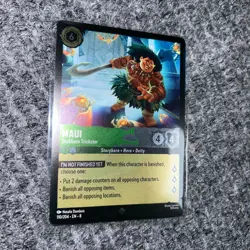 Disney Lorcana Reign of Jafar Maui Stubborn Trickster 110/204 Super Rare Foil - Image 3