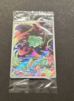 2025 POKEMON MEGA EVOLUTION BULBASAUR ILLUSTRATION RARE PROMO!! - Image 4