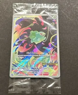 2025 POKEMON MEGA EVOLUTION BULBASAUR ILLUSTRATION RARE PROMO!! - Image 5