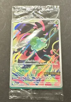 2025 POKEMON MEGA EVOLUTION BULBASAUR ILLUSTRATION RARE PROMO!! - Image 4