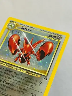 Pokemon TCG Scizor Neo Discovery 10/75 Unlimited Holo Rare- Near Mint - Image 5