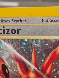 Pokemon TCG Scizor 10/75 Neo Discovery 2001 Holo Rare / Damaged - Image 2