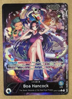 One Piece TCG Boa Hancock OP07-038 Alt Art 500 Years in the Future Foil - Image 1