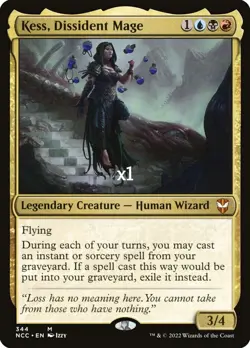 MTG Commander: Streets of New Capenna NCC Kess, Dissident Mage MINT - Image 1