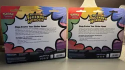 Pokemon TCG Mega Evolution Ascended Heroes Tech Sticker Collection Lot of 2 - Image 2
