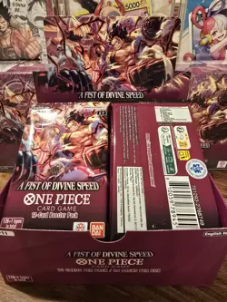 One Piece TCG OP-11 A Fist of Divine Speed - Booster Packs (Lot Of 6) - Image 1