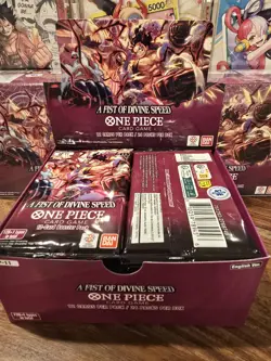 One Piece TCG OP-11 A Fist of Divine Speed - Booster Packs (Lot Of 6) - Image 2