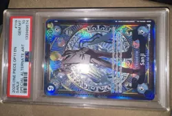 2025 ONE PIECE OP11-A FIST OF DIVINE SPEED #119 SANJI SPECIAL ALT ART PSA 10 GEM - Image 4