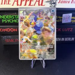 Pokemon TCG Cramorant Scarlet & Violet Twilight Masquerade Holo Card 176/167 IR - Image 1