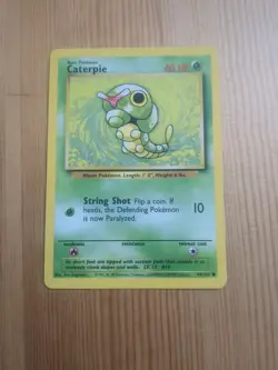 Pokemon TCG Caterpie Metapod Butterfree 3-Card Evolution Lot WOTC Vintage 1999 - Image 2