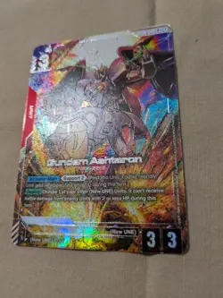 Gundam Card Game Foil Dual impact Gundam Ashtaron, Virsago, X 3 Card Lot NM - Image 3