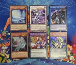 Yugioh 6 Card Dragon Set Secret Rare Holographic Card Lot Yu-Gi-Oh! TCG Cards - Image 1