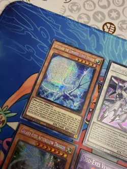 Yugioh 6 Card Dragon Set Secret Rare Holographic Card Lot Yu-Gi-Oh! TCG Cards - Image 2