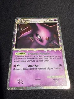 Pokemon TCG Undaunted Espeon Prime Holo Rare Card 81/90 - Image 2