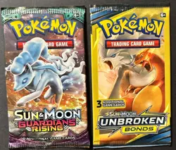 Pokemon ☀ Guardians Rising Booster Pack (RDM Art) + (1) 3-Card Mini Pack *READ - Image 1
