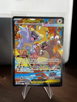 Mega Kangaskhan ex 182/132 Me01: Mega Evolution Holo Pokemon Card NM - Image 1