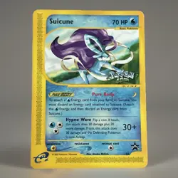 Suicune 4Ever Black Star Promo 53 WOTC English eReader LP Pokemon TCG Card 2002 - Image 1