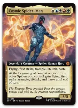 Cosmic Spider-Man (Extended Art) #271 (NM) Spider-Man SPM Magic MTG - Image 1