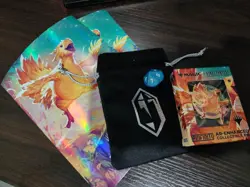 Magic The Gathering Final Fantasy Dice + Bag + Chocobo Print + Chocobo Pin B - Image 1