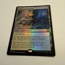 Hallowed Fountain FOIL 265 Lorwyn Eclipsed ECL MTG Regular Rare Land Unplayed NM - Image 3