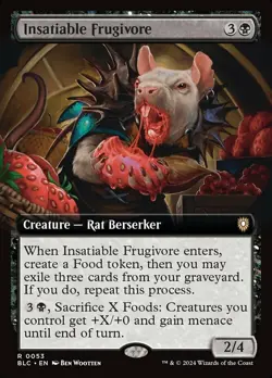 Insatiable Frugivore - Extended Art - Commander: Bloomburrow #0053 MTG Magic The - Image 1