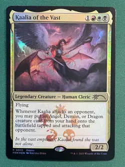 2025 - MTG - Kaalia of the Vast - Promo Foil - Rare - Legendary - 1BW - Image 1