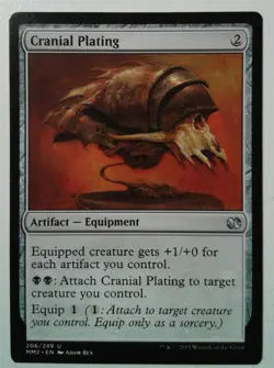 Cranial Plating *Uncommon* Magic MtG x1 Modern Masters 2015 SP - Image 1