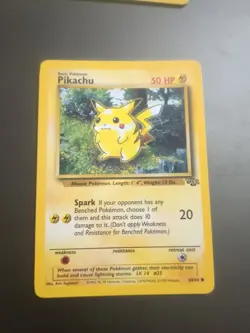 1999 POKEMON TCG PIKACHU JUNGLE REGULAR NON FOIL 60/64 MP - Image 3