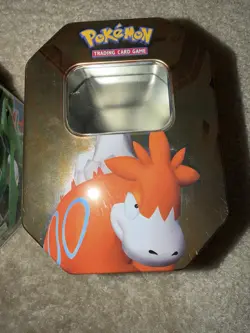 Vintage Rayquaza Camerupt Pokemon Tin Empty 2006 / 2007 Lot Of Two - Image 3