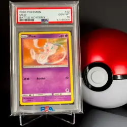 PSA 10 GEM MINT Mew 32/68 2020 Pokemon Battle Academy Mewtwo Stamped Rare - Image 1