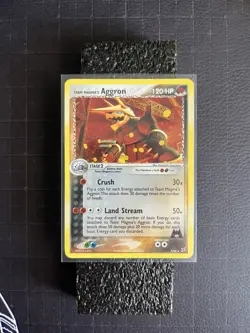 Team Magma’s Aggron 7/95 Holo EX Team Magma vs Aqua 2004 Pokemon LP+ - Image 4