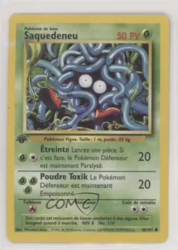 Tangela French 1st Ed. Pokemon Base Set #66 1999 - Image 1