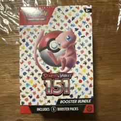 151 Pokemon Booster Bundle: 6 Pack Per Box!! Original 151 Starters SIR Chase!!! - Image 1