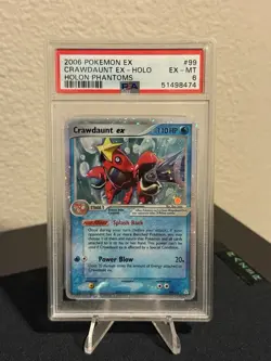 2006 Pokemon EX Holon Phantoms Crawdaunt Holo #99/110 - Image 1