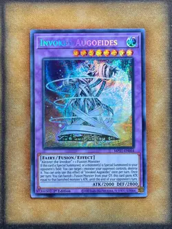 Yugioh Invoked Augoeides MP21-EN064 Secret Rare 1st Ed NM - Image 1