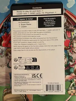 One Piece TCG Starter Deck 14 3D2Y ENGLISH - BRAND NEW SEALED - Image 2