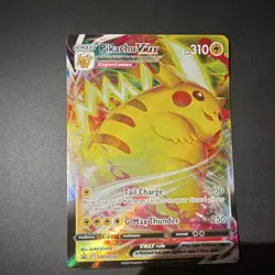 Pokemon Pikachu VMAX Holo Jumbo Promo Card SWSH286 310HP Oversized TCG - Image 1