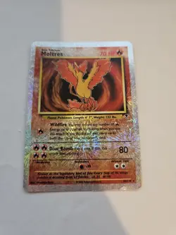 Moltres - 30/110 - Pokemon Legendary Collection Reverse Holo Rare Card damaged - Image 1