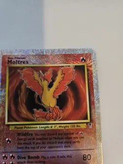 Moltres - 30/110 - Pokemon Legendary Collection Reverse Holo Rare Card damaged - Image 4