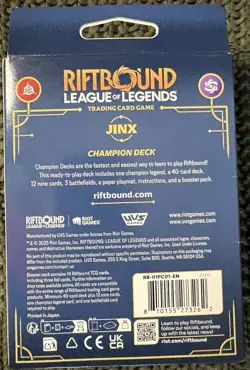 Riftbound League of Legends Trading Card Game: Jinx Champion Deck - Image 2