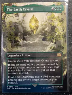 The Earth Crystal - Borderless - UB Final Fantasy (MTG) - Image 1
