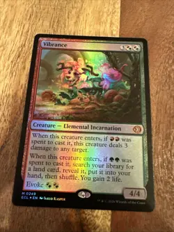 Vibrance (FOIL) Mythic MTG Lorwyn Eclipsed #0249 NM ENG - Image 1