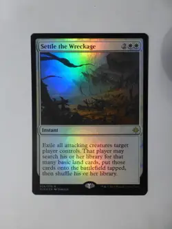 MtG Ixalan Settle the Wreckage FOIL 034/279 LP $0.75 Ship VCT123783 - Image 1