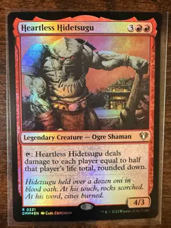 MTG - Commander Masters (CMM) -Heartless Hidetsugu Foil Rare -231 - NM-Mint! - Image 1